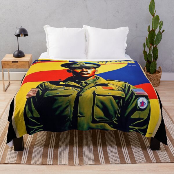 Item preview, Futuristic WWII WWIII Military Poster with Soldier designed and sold by KALEIDOSCOPE UK.