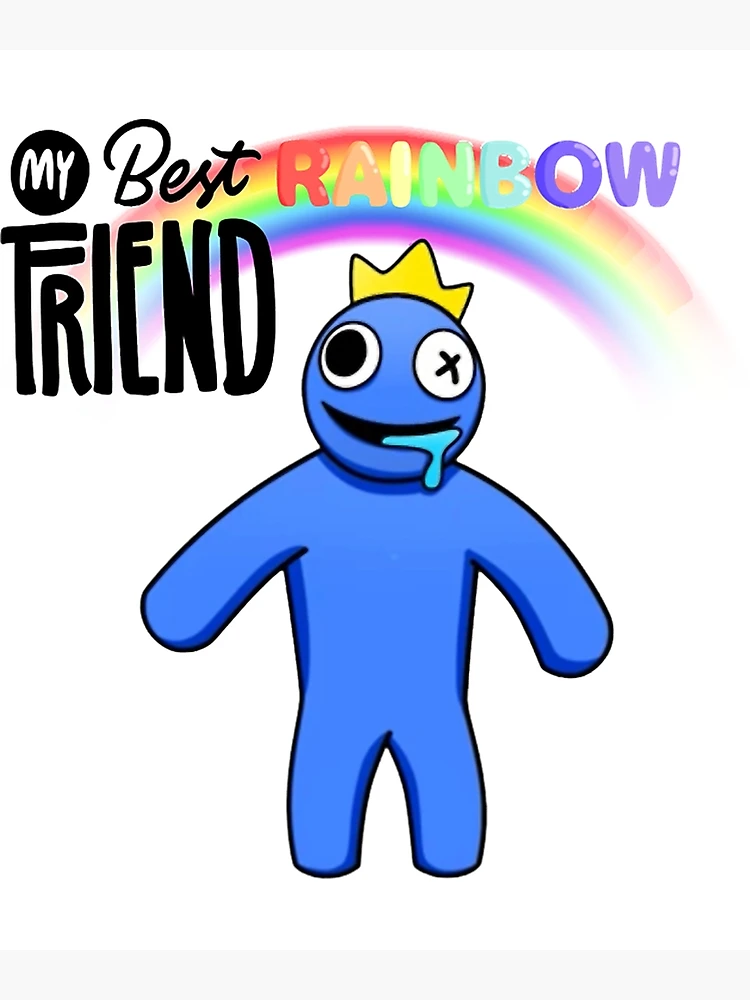 rainbow friends Blue! Art Print for Sale by NickWienfo