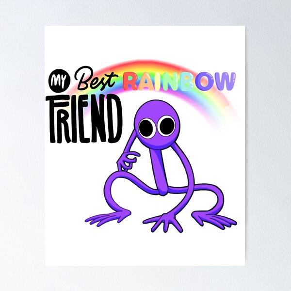 Rainbow Friends Purple (Friendly) | Poster