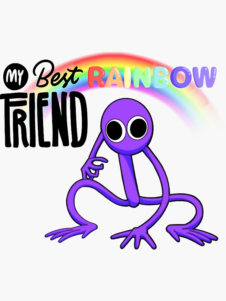 rainbow friends  Sticker for Sale by azayladeiro