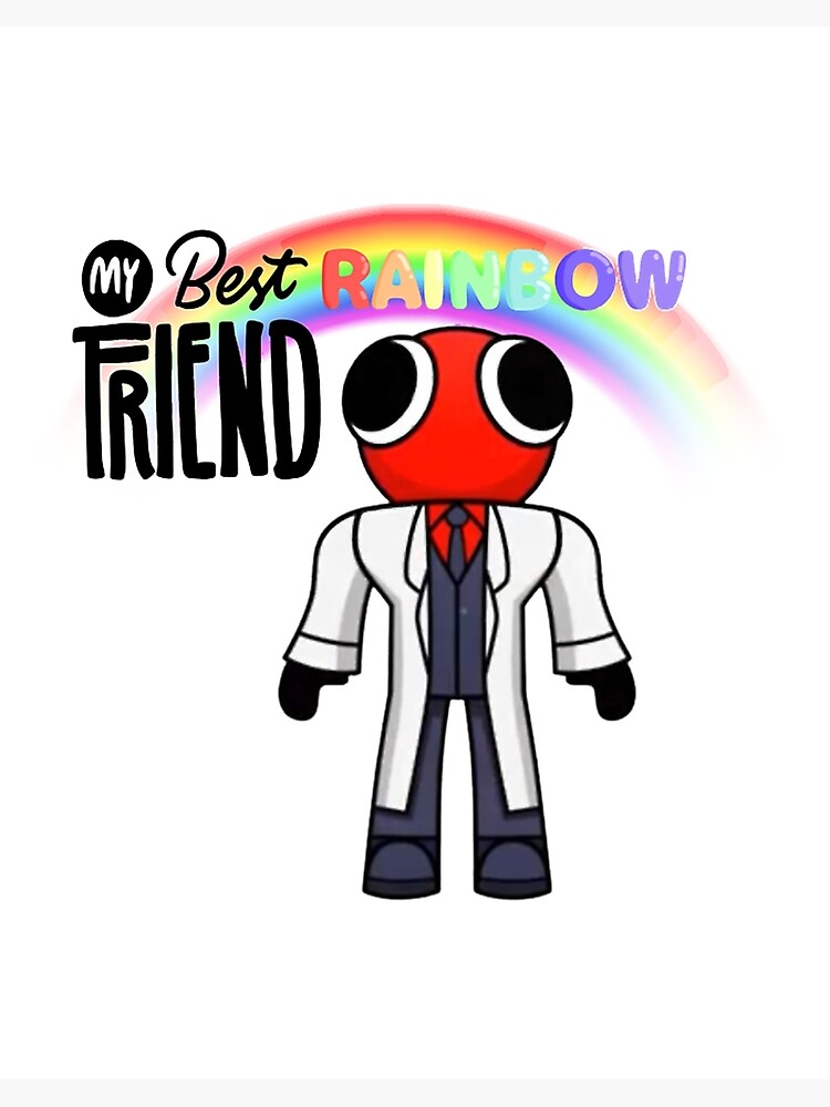 Rainbow Friends Hug it Out Colors Art Board Print for Sale by  TheBullishRhino