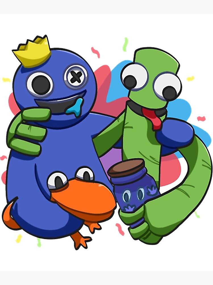 Blue Rainbow Friends Fanart