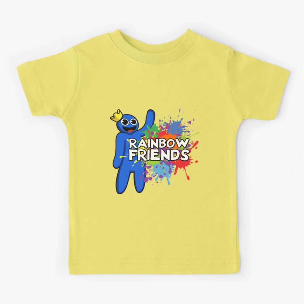 Kids Rainbow Friends Shirt Blue Yellow