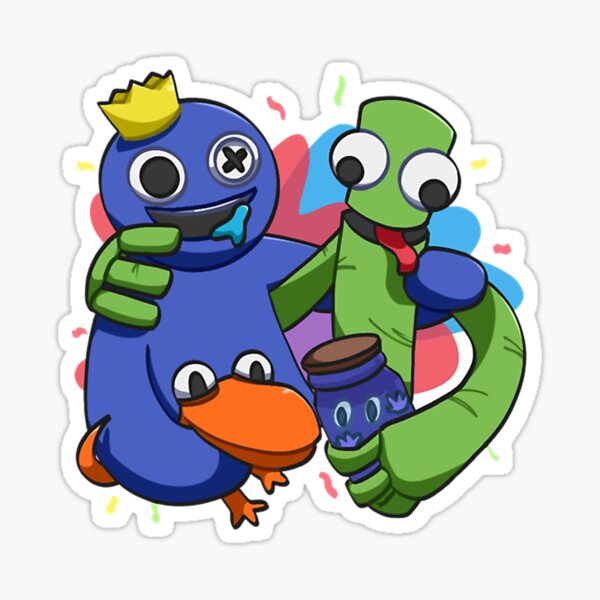 rainbow friends game  Sticker for Sale by rinjinsato