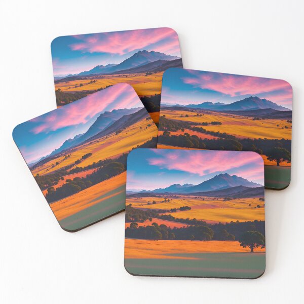 Item preview, A Vibrant, Sun-Drenched Landscape Of A Majestic National Park, With Lush Trees And Rolling Hills Ai Generated Art designed and sold by AiGens.
