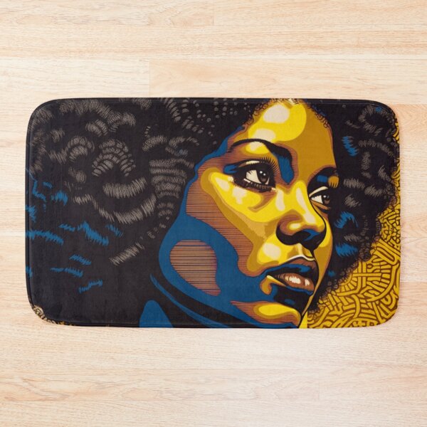 Item preview, Original African Contemporary Print, Abstract Female, Living Room art, Bedroom art, Afrocentric Black Woman Digital Art, pop art, abstract art Sticker designed and sold by Luseann.