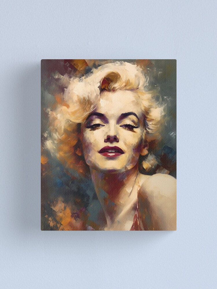 oil painting of marilyn monroe