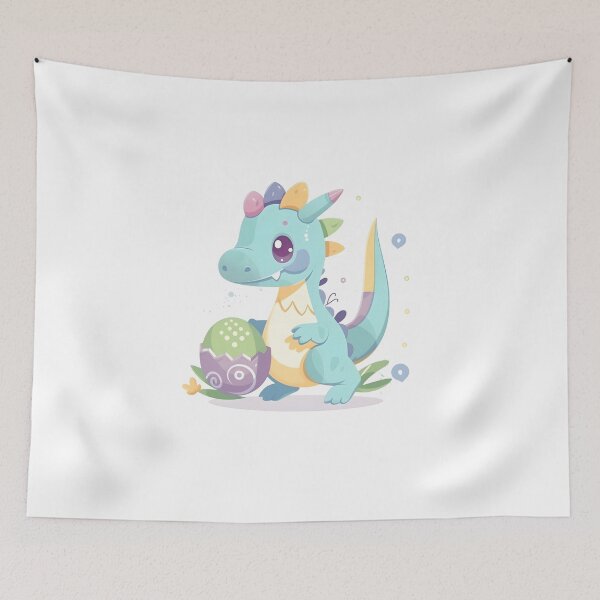 Item preview, Cute Easter Dinosaur designed and sold by KateKorsaro.