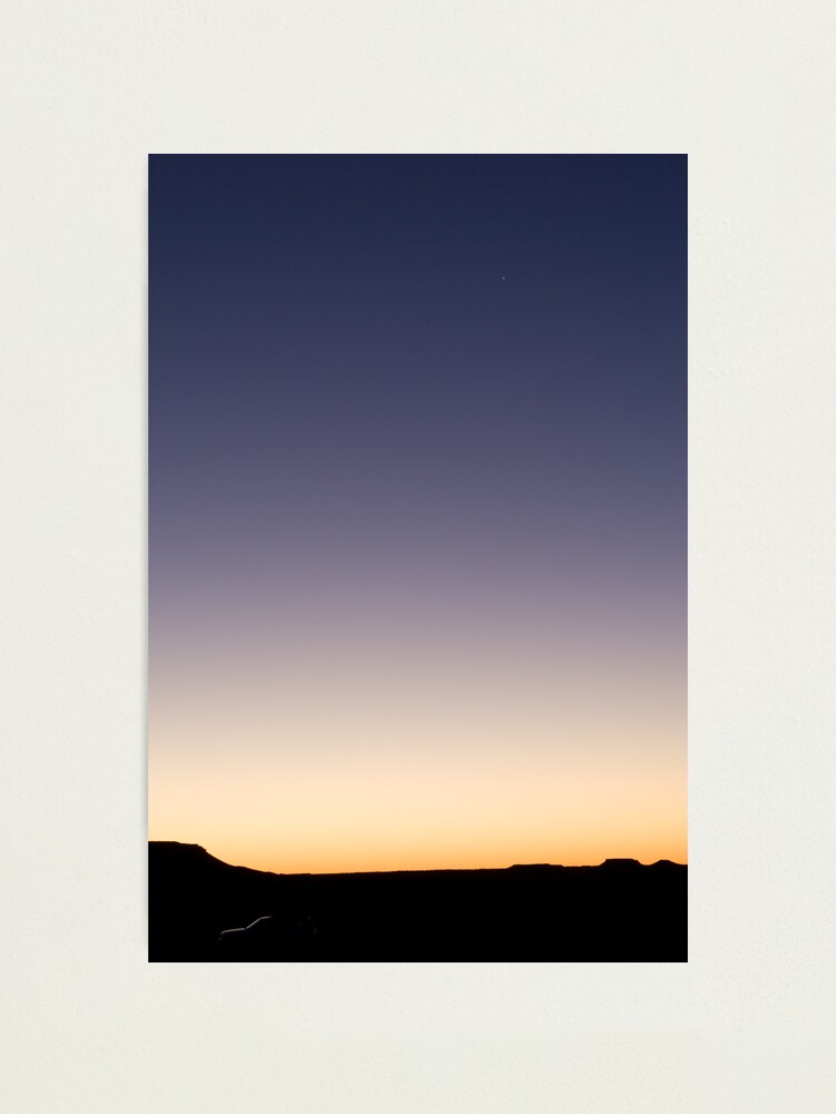 Alternate view of Evening star Photographic Print