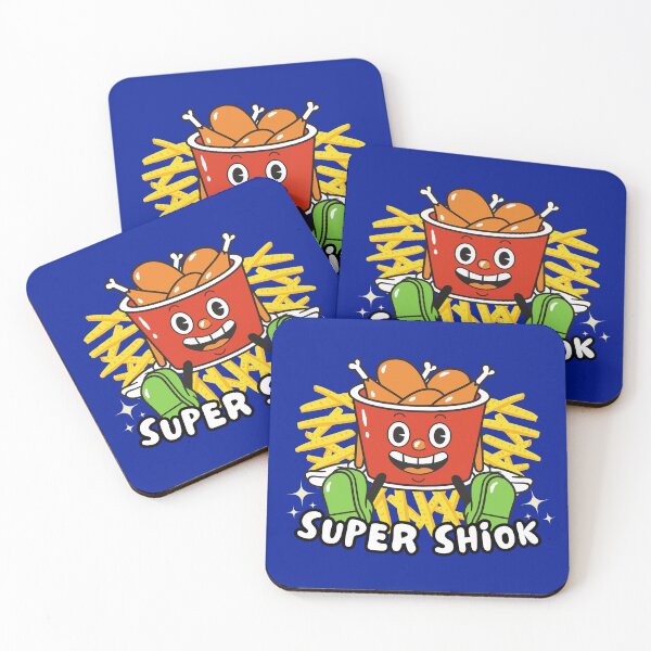 Item preview, Super Shiok Cute Fried Chickens And French Fries Funny Singlish  designed and sold by OwlCanvas.