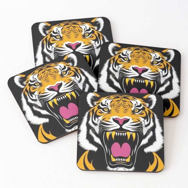 Item preview, Roar of the Wild Black and Yellow Tigers designed and sold by Michael Voyler.