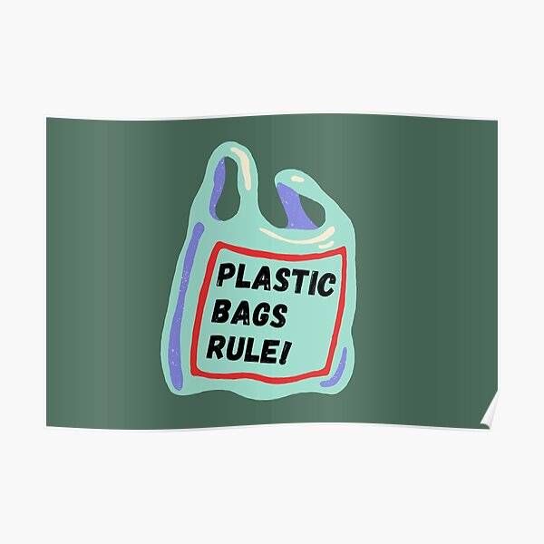 Plastic Bags Rule - NJ Poster