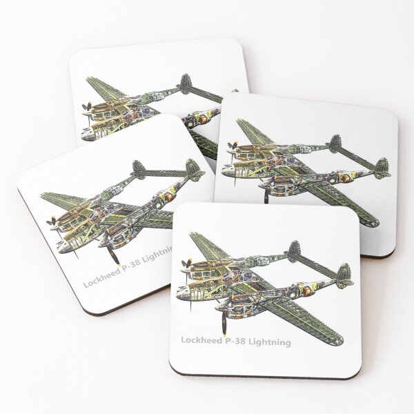 Item preview, P-38 Lightning cutaway designed and sold by Digitalfred.