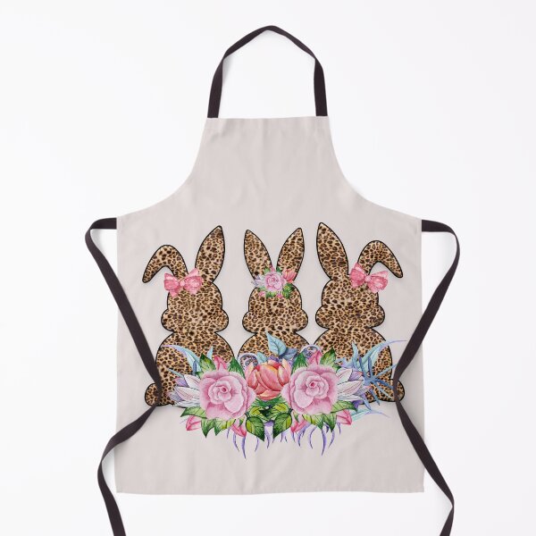 Item preview, Floral Leopard Easter Bunny designed and sold by bertisadesign.