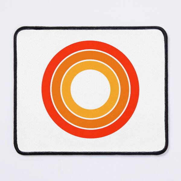 Item preview, Orange yellow red retro circle designed and sold by Sunwang.