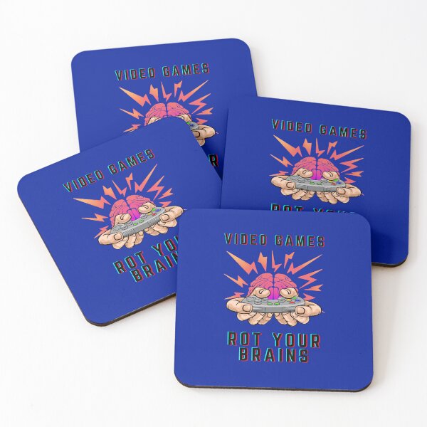 Item preview, Video Games Rot Your Brains designed and sold by deepblueH.