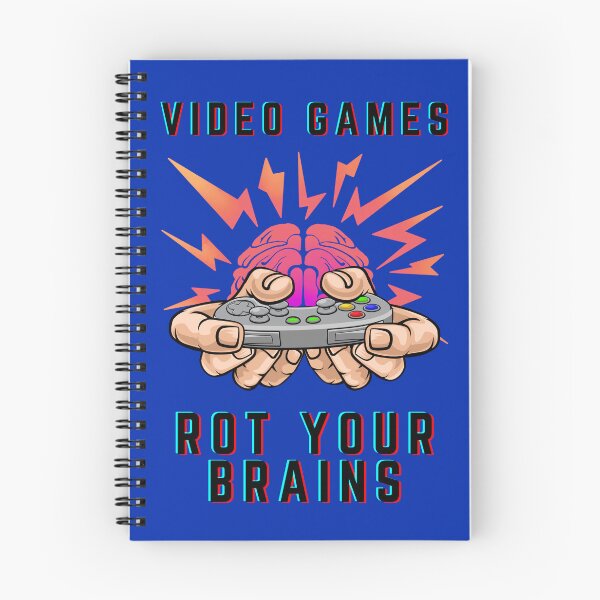 Item preview, Video Games Rot Your Brains designed and sold by deepblueH.