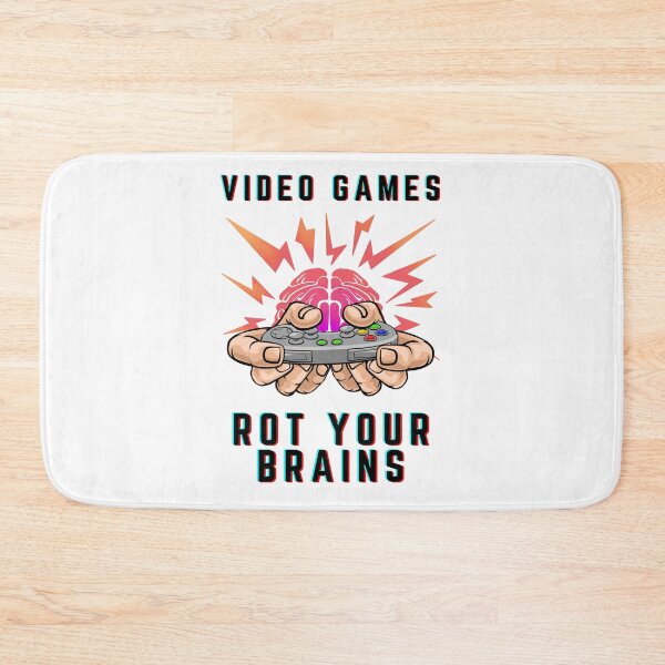 Item preview, Video Games Rot Your Brains designed and sold by deepblueH.