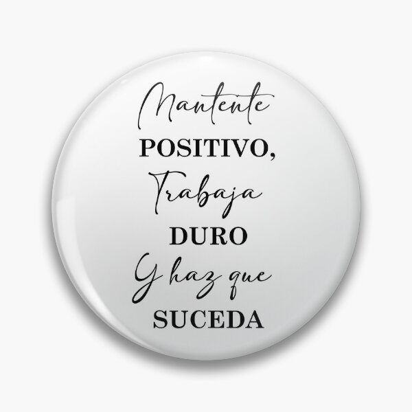 Item preview, Mantente Positivo, Spanish Quote designed and sold by Aryam Quotes.