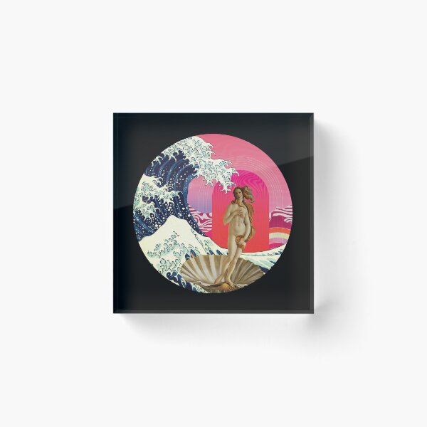 Item preview, The big wave meets the birth of Venus designed and sold by BarcelonaLights.