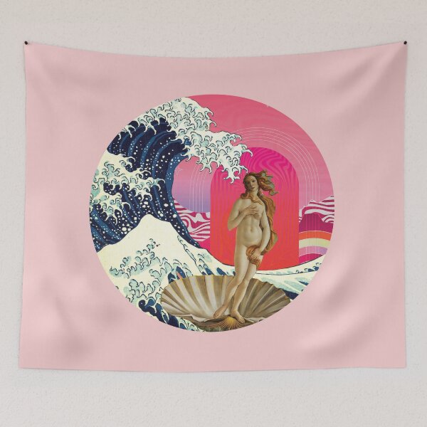 Item preview, The big wave meets the birth of Venus designed and sold by BarcelonaLights.