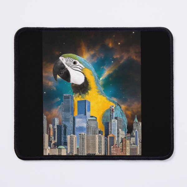 Item preview, Macaw & Planetary Fog In The City designed and sold by CannyGoods.