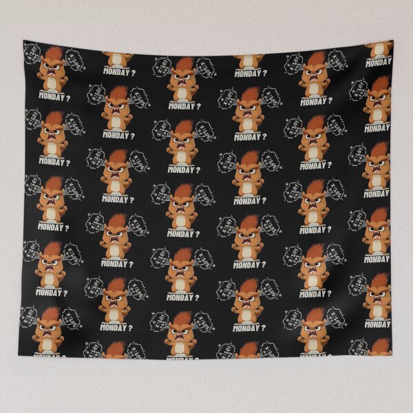 Item preview, Funny Monday Madness Squirrel Design designed and sold by LeoFamilyStudio.