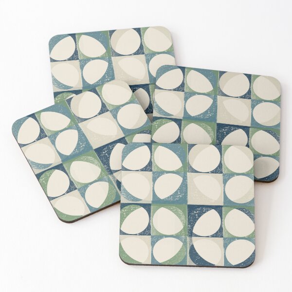 Item preview, Modern Italian Villa  Aqua Green Big Dots  designed and sold by susycosta.