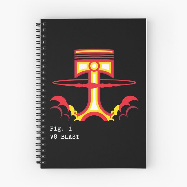 Item preview, Engine piston illustration in nuclear-like mushroom cloud designed and sold by ntesigntees.