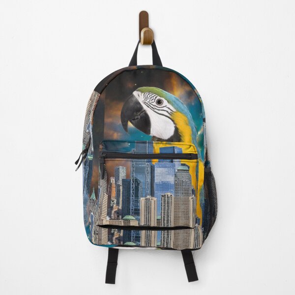Item preview, Macaw & Planetary Fog In The City designed and sold by CannyGoods.