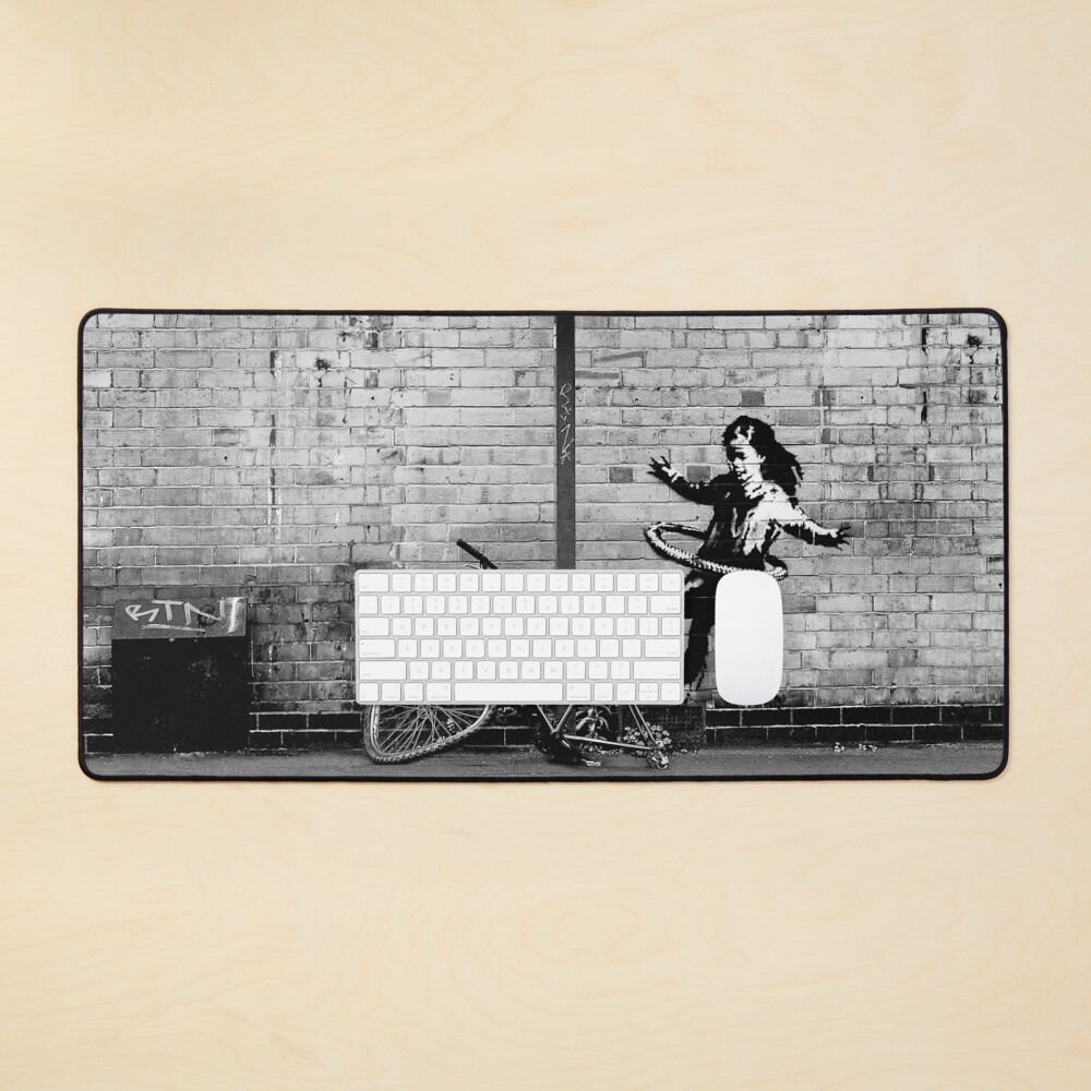 Item preview, Desk Mat designed and sold by WE-ARE-BANKSY.