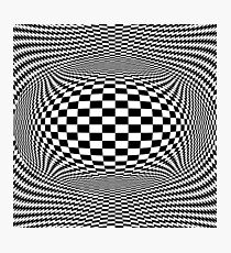 Optical Illusion, Visual Illusion,  Cognitive Illusions Photographic Print