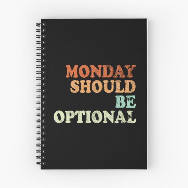 Item preview, Monday should be optional vintage designed and sold by Line2Rhyme.