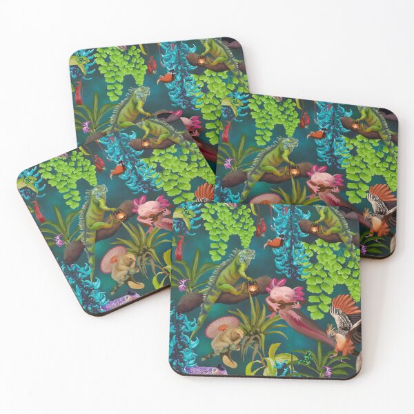 Item preview, Fantastical jungle life designed and sold by Nimzoid.