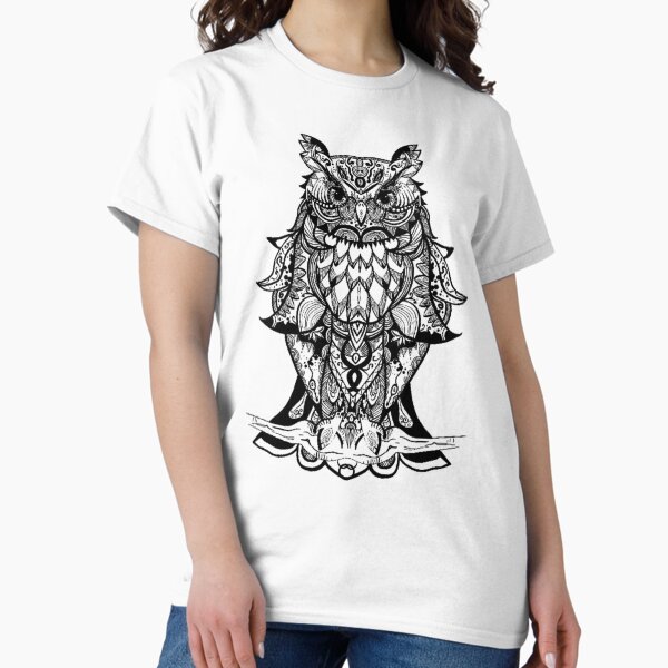 Item preview, Sacred OWL Mandala Sayagata designed and sold by KarolloBrand.