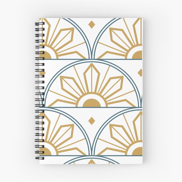 Item preview, Blue and Gold Art Deco | Transparent Background designed and sold by KatsCanvas.