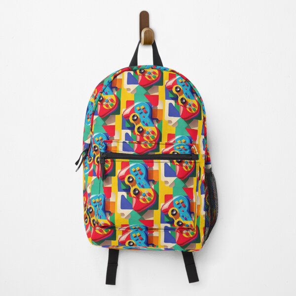Item preview, gamepad, yellow, blue, red bold colors, gameing designed and sold by Anastasias-Shop.