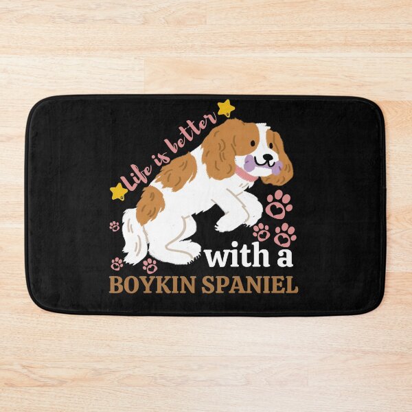 Item preview, life is better with a boykin spaniel grapphic art for dogs lovers designed and sold by selfesteeem.