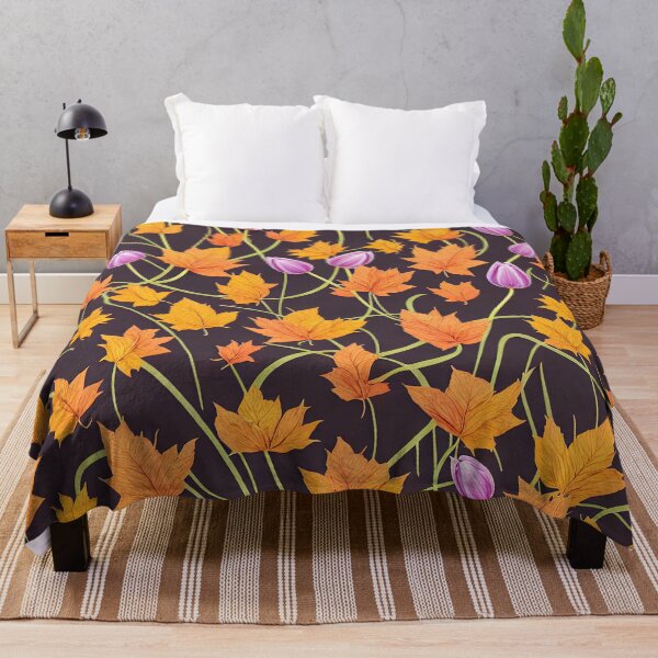 Item preview, Throw Pillow With Beautiful Tulip Pattern - Spring / Summer Theme designed and sold by Sowari-Pillows.