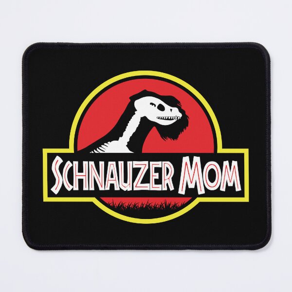 Item preview, (For Dark Background) Jurassic Miniature Schnauzer Mom designed and sold by More Cute Dogs.