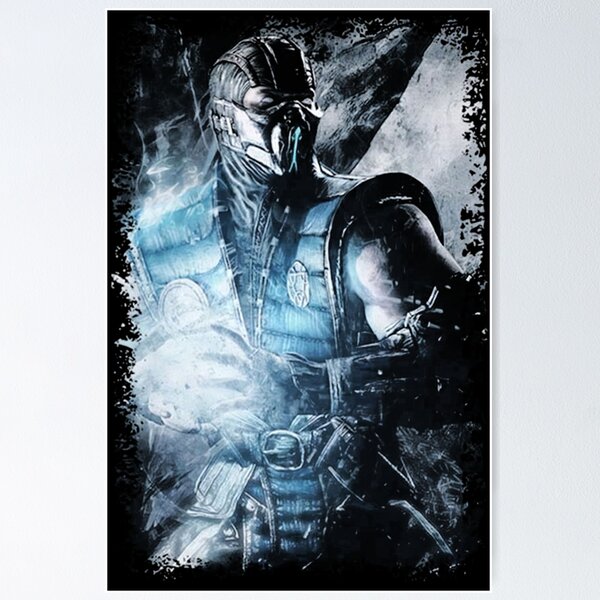 Quadro 3D Sub-Zero Vs Scorpion (Ice Freeze): Mortal Kombat