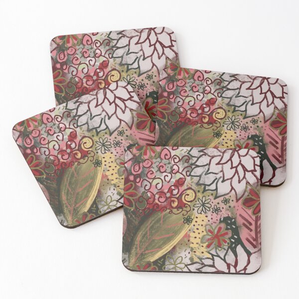 Item preview, Textured floral pattern designed and sold by Louise  Rising.