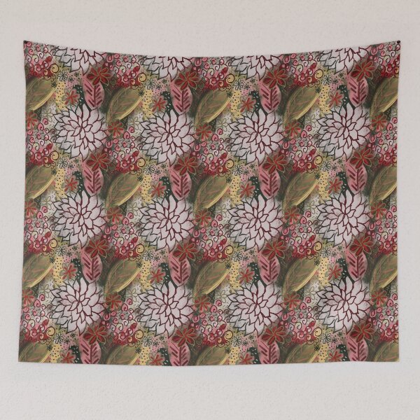 Item preview, Textured floral pattern designed and sold by Louise  Rising.
