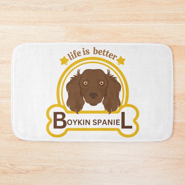 Item preview, life is better with a boykin spaniel grapphic art for dogs lovers designed and sold by selfesteeem.