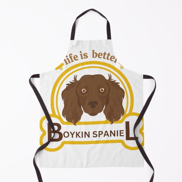 Item preview, life is better with a boykin spaniel grapphic art for dogs lovers designed and sold by selfesteeem.