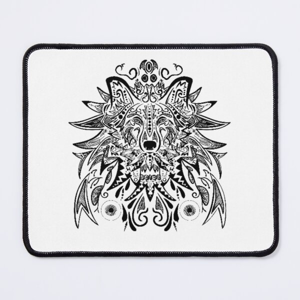 Item preview, Sacred WOLF Mandala Sayagata designed and sold by KarolloBrand.