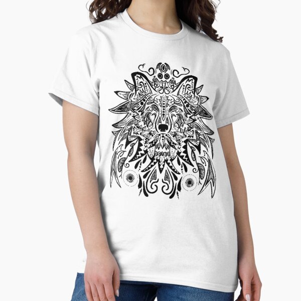 Item preview, Sacred WOLF Mandala Sayagata designed and sold by KarolloBrand.