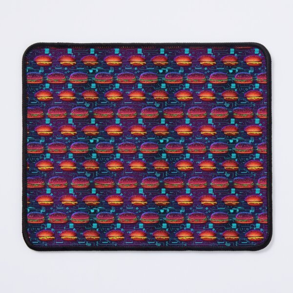 Item preview, Cyber punk style Hamburger Pattern Mosaic in future style designed and sold by 40667ers.