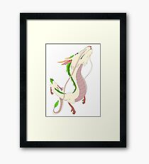 Haku Framed Print
