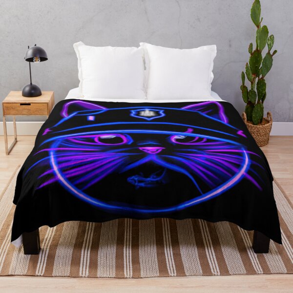 Item preview, Cyberpunk cat police, T-shirt designed and sold by jaharek.
